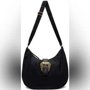 Versace Jeans Couture large nylon baroque buckle bag